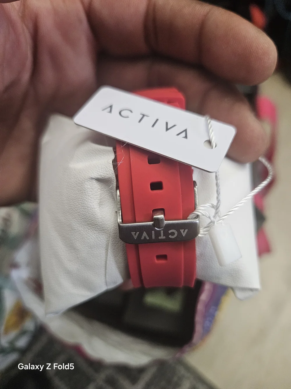 Activa Red Transparent Digital Sports Watch